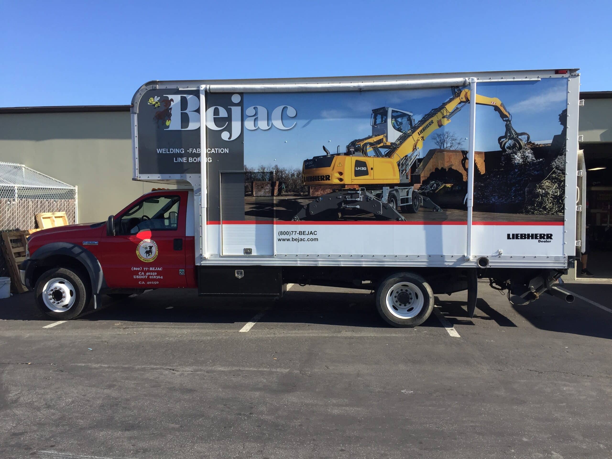 box truck wrap, truck wrap, truck graphics