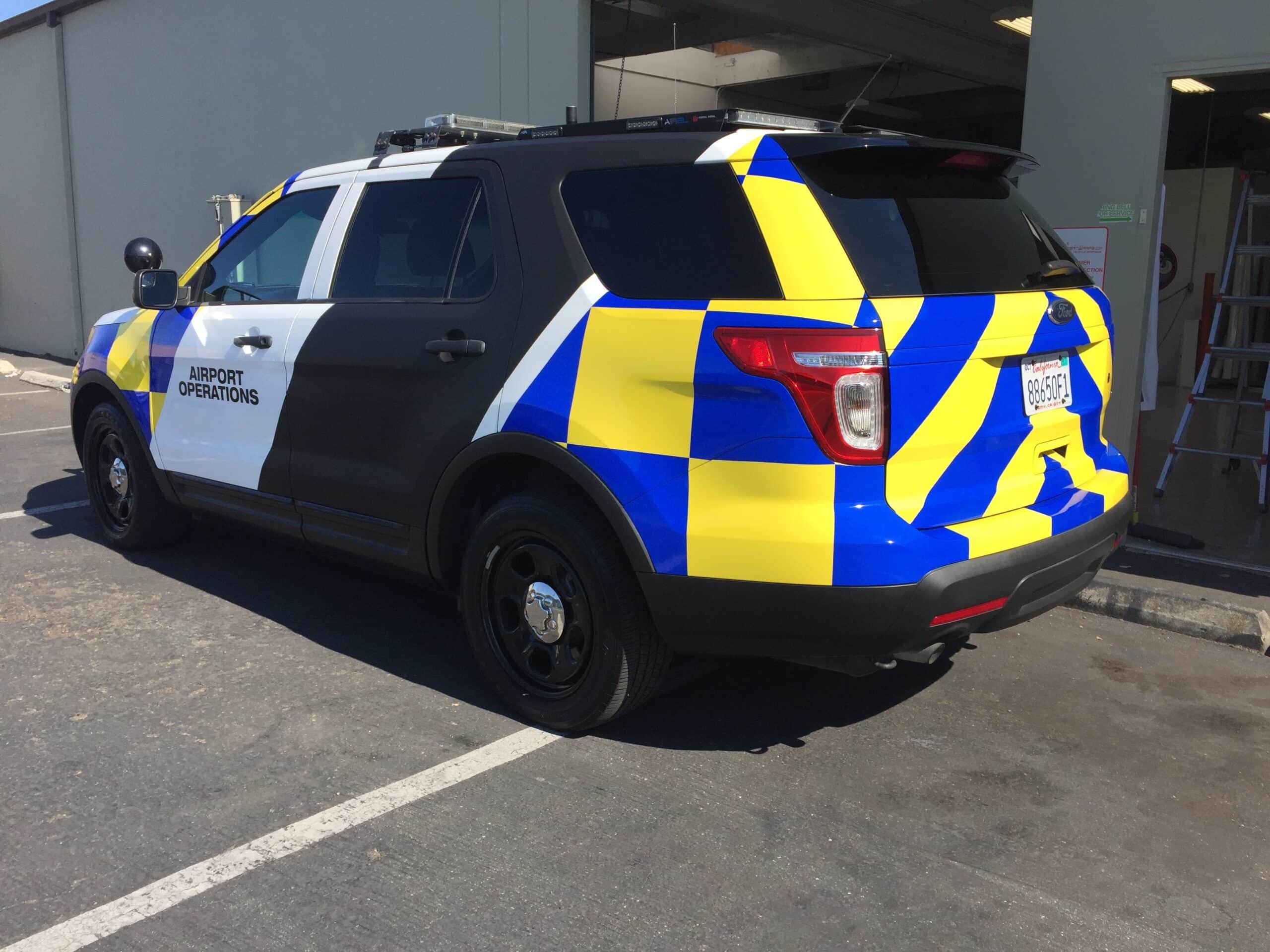 car wrap, vehicle graphics, vehicle wraps, security vehicle graphics