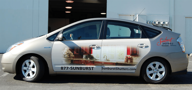 partial wrap, car wrap, vehicle graphics