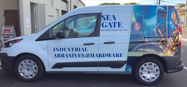 partial wrap, car wrap, vehicle wrap, vehicle graphic, fleet graphic, vehicle decal