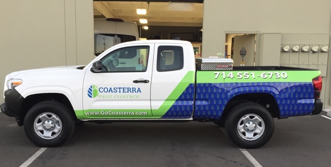 partial wrap, car wrap, vehicle wrap, fleet graphic
