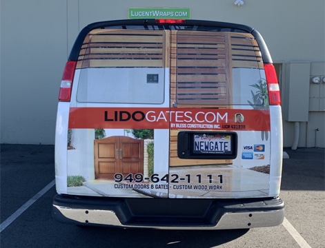 van wrap, vehicle graphics, car wrap, partial wrap, car decals