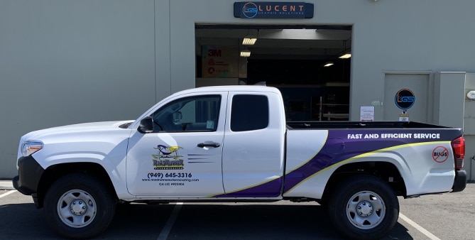 partial wrap, decals, truck wrap, vehicle decals, car wraps