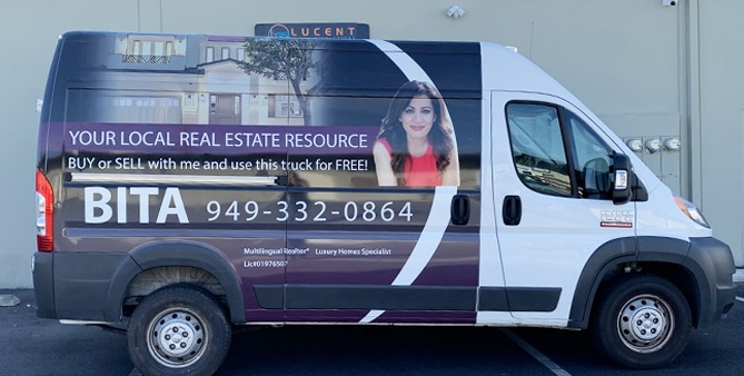 partial wrap, van wrap, commercial wrap