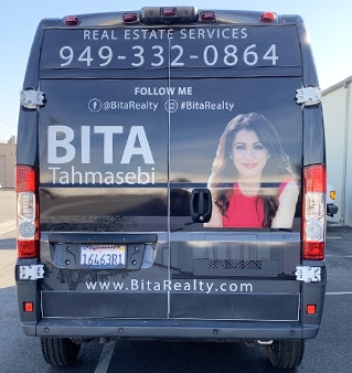 van wrap, car wraps, commercial wrap, fleet graphics, real estate marketing