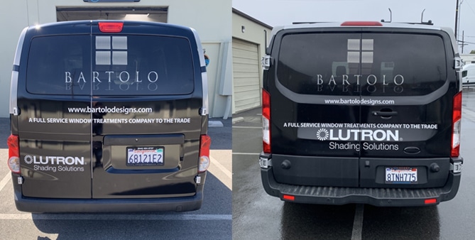 Partial Van Wrap