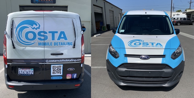 Mobile Detailing Van Wrap