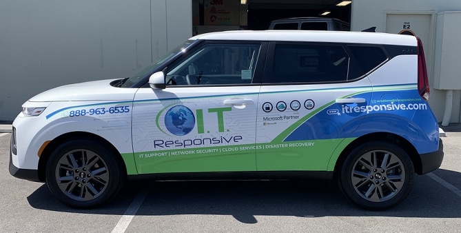 Partial Car Wrap