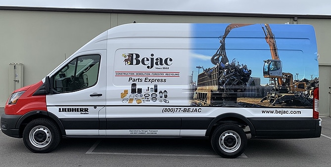 Partial Van Wrap