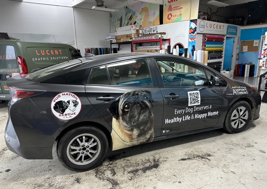 Partial Car Wrap