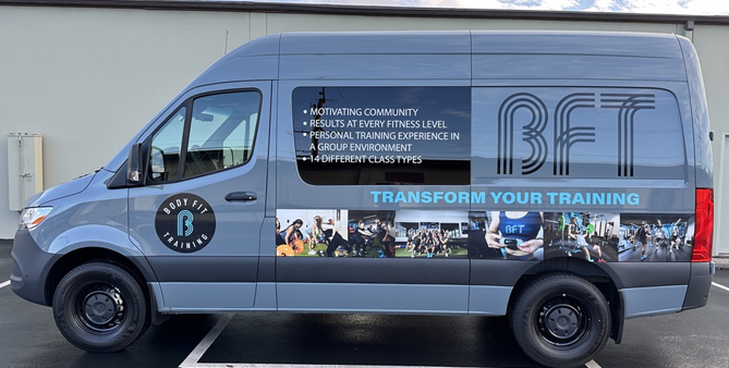 BFT Sprinter Partial Wrap