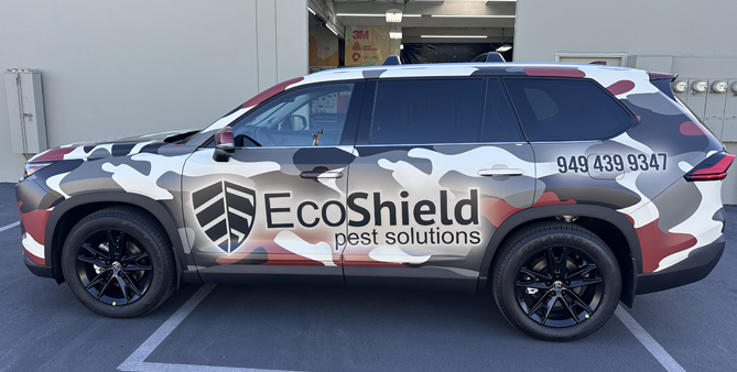 EcoShield Pest Solutions Full Car Wrap