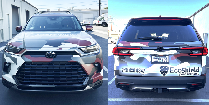 EcoShield Pest Solutions Full Car Wrap