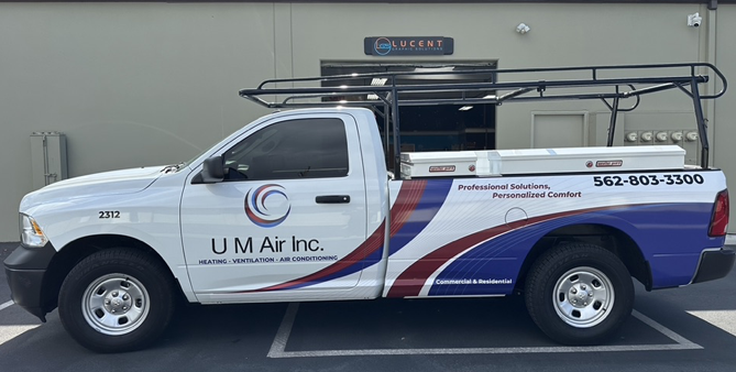 UM Air Truck Partial Wrap