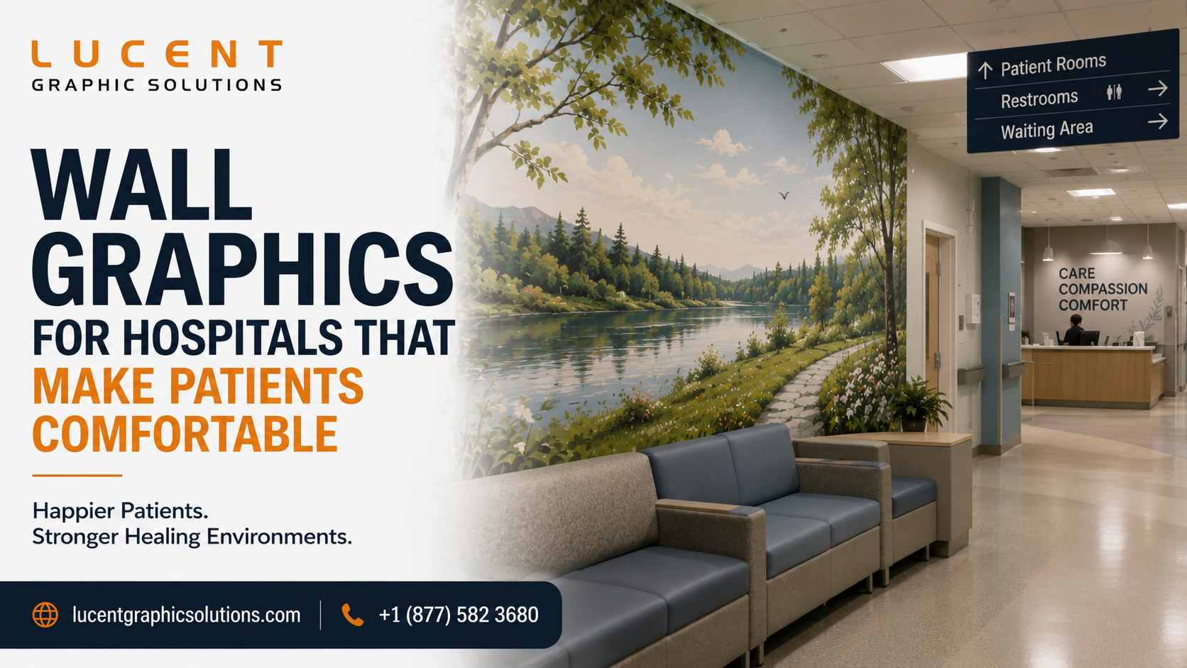 Wall Graphics for Hospitals That Make Patients Comfortable