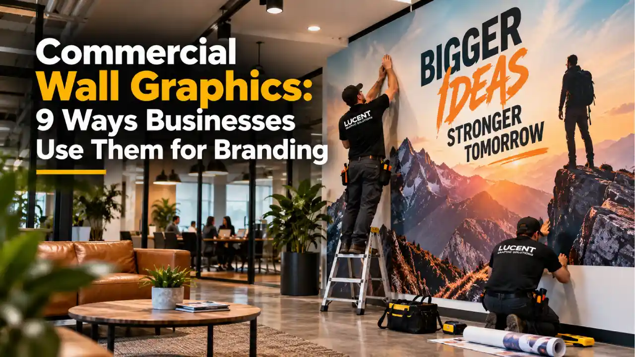 Commercial Wall Graphics: Types, Uses, Benefits & Ideas