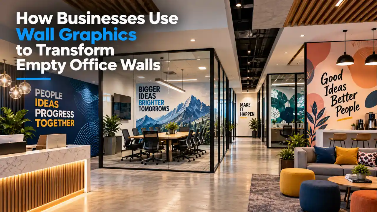Office Wall Graphics in OC: What to Put on Those Blank Walls